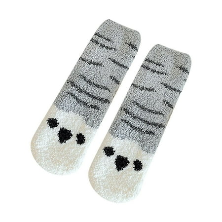 

Pianpianzi Males Socks Winter Thin Socks Womens Socks plus Size Adult Animal Print Lovely Puppy Plush Middle Tude Socks Home Stockings