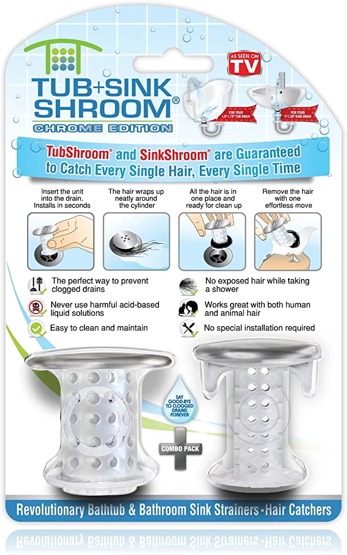 Tub/Sink Shroom Clear Combo Pack