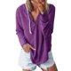 thumbnail image 1 of Sudadera con cremallera Gibobby Nueva camisa con capucha y manga larga cuello en V morado L, 1 of 4