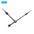 thumbnail image 3 of Uxcell Clock Hands Kit, 12 Set Clock Mechanism Movement Aluminum Wall Clock Hands Parts Replacement, Black, A24, 3 of 6