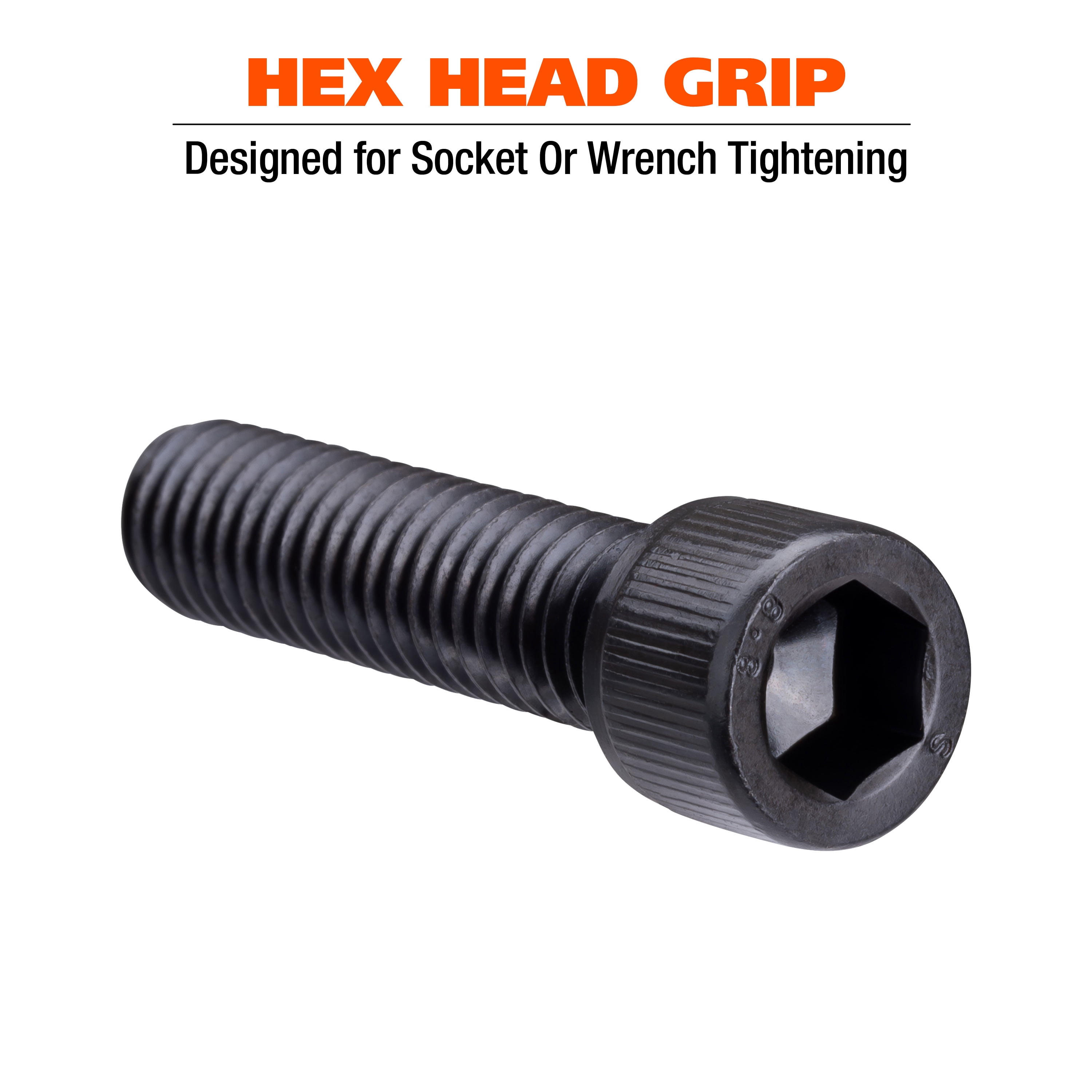 Great Neck Tools Hex Head Cap Screw Assortment, 106 Piece Set