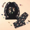 thumbnail image 1 of Pyjamas pour Femmes Tenue Parent-Enfant Costumes de Noël Patchwork à Carreaux Imprimés Vêtements d'Intérieur Col Rond Manches Longues Pyjamas Ensemble Deux Pièces Ensembles pour Maman Ensembles de Pyjamas pour Dames en Liquidation, 1 of 9