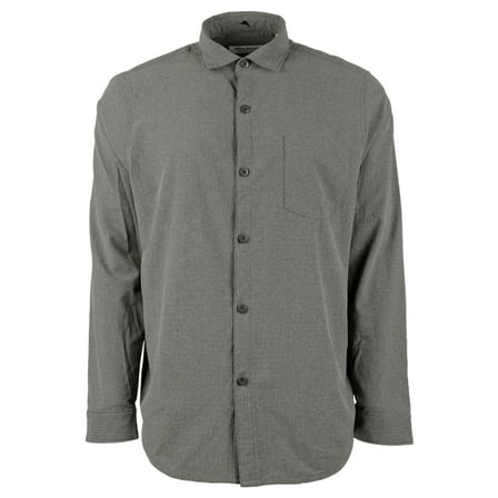 Tommy Bahama Men's Bahama Coast Sands Long Sleeve Button-Down Shirt Blck Medium