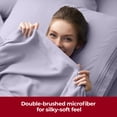 thumbnail image 5 of Mellanni Full Flat Sheet Only, Hotel Luxury Soft Microfiber Top Sheet, 1 Piece, Lavender, 5 of 7