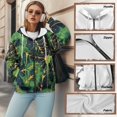thumbnail image 6 of COEQINE Fashion Sweatshirts Christmas HO Socks Snowman and Candy Print Oversized Women's Hoodie Y2K Long Sleeve Jacket Coat Full Zipper Tops Fall Casual Wear with Pockets, XS, 6 of 7