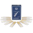 thumbnail image 2 of 10-Pack Affordable Premium Reed Alto Saxophone Reeds, Eb Key 2.5 Strength, Independent ABS Holder & OPP Bag Packaging, Durable Superior Sound for Beginners to Performers, Neutral Brand Global Use, 2 of 6