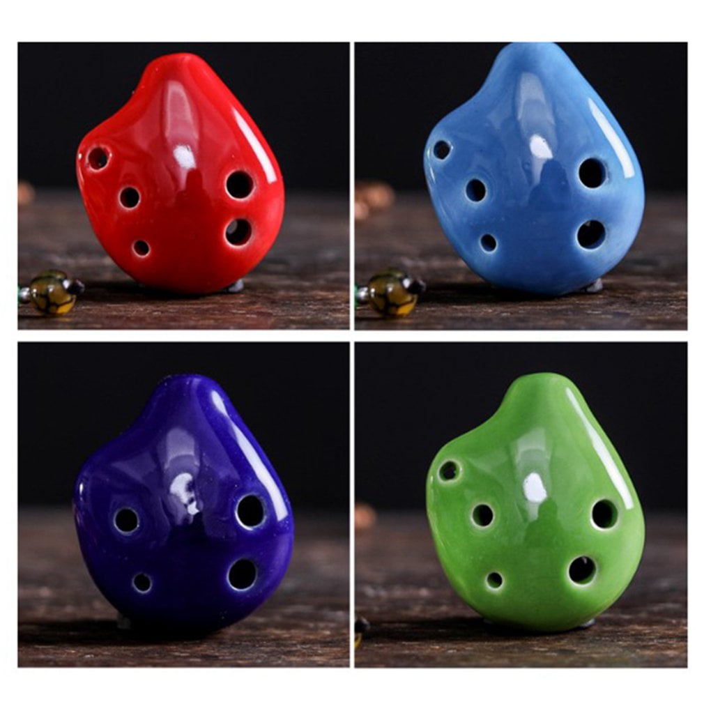 Flute Ocarina 6 Holes Soprano C Ceramic Flute Ocarina Of Time Mini