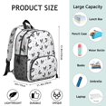 thumbnail image 6 of French Bulldog Backpack Backpack for School,Cute School Bag,Schoolbag with Adjustable Shoulder Straps & Padded Back,13.8"x11.4"x6", 6 of 6