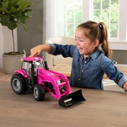 1 / 16 Big Farm Case IH Magnum PINK Tractor with Loader and Lights & Sounds، 47430