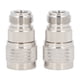 thumbnail image 1 of Ouitble Kit Adaptador RF 2 Uds N Hembra A N Macho, Conector RF De Banda Ancha Conector De Cable Coaxial para Antena/WLAN/WiFi/Radio, 1 of 8