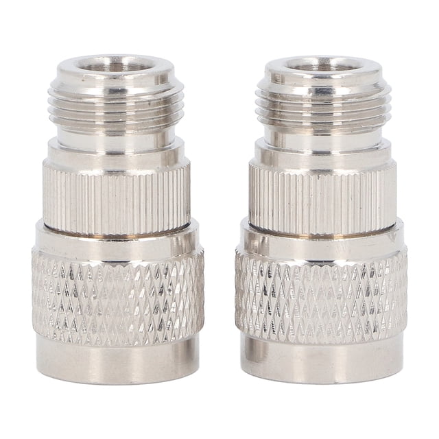 2 Pcs N Female to N Male Adapter Wide Frequency Band RF Connector for Antenna Extension Cable