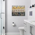 thumbnail image 6 of Farmhouse Sunflower Wall Art Country Hummingbird Sunflower Pictures Wall Decor Rustic Floral Breathe Canvas Paintings Modern Artwork Home Decorations for Bathroom Kitchen Bedroom Office Framed 16"x12", 6 of 6