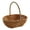 BW2, variant on 1pc Fruit Basket,Picnic Hamper,Picnic Basket with Handle,Large Capacity Fruit Basket,Reusable Handwoven Basket for Groceries,Foraging, Picnic, Flower Gathering and Home Storage