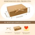 thumbnail image 3 of Cajas de Regalo de Bodas con Tarjetas de Felicitación, Cajas Decorables para Recuerdos, Caja para Regalo Ideal para Bodas, Fiestas, Festividades y Aniversarios, 3 of 4