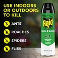 thumbnail image 5 of (6 pack) Raid House & Garden Indoor Flying Insect Killer without Harming Plants, 11 oz, 5 of 16