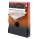 thumbnail image 4 of Teclas Piano de dedo, Piano de pulgar Kalimba 17 Piano de dedo Regalo Piano de pulgar Calidad superior, 4 of 12