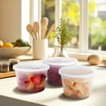 thumbnail image 6 of TINANA Food Storage Containers 30Pack, 16oz Plastic Deli Containers with Lids, Slime, Soup, Meal Prep Containers, BPA Free, Leakproof, Microwave Freezer Dishwasher Safe, 6 of 6