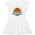 thumbnail image 3 of Inktastic Aruba Vacation Sunset Girls Baby Dress, 3 of 5