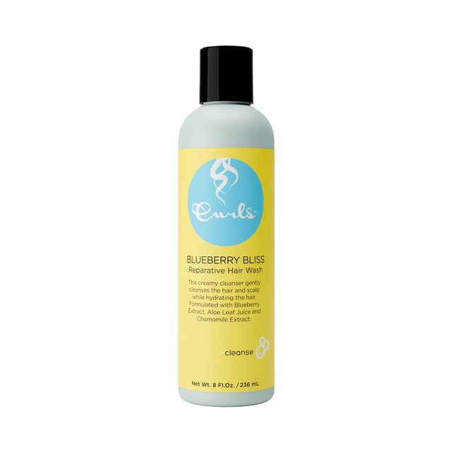 Curls Bliss Reparative Hair Wash, Blueberry, 8 oz.