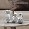 thumbnail image 3 of Toorise 3Pcs Astronaut Figurines Cake Topper Outer Space Spaceman Action Figure Statue Desktop Astronaut Ornaments Tabletop Spaceman Figure Toy for Kids Party Gift Cake Decoration, 3 of 11