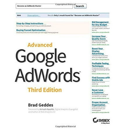 Pre-Owned Advanced Google AdWords, 3rd Edition Paperback