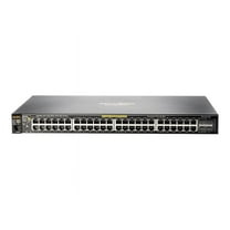 HPE Aruba 2530-48G-PoE  - Switch - managed - 48 x 10/100/1000 (PoE )   4 x Gigabit SFP - desktop, rack-mountable, wall-mountable - PoE  - remarketed