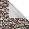 thumbnail image 4 of Ambesonne Colorful Grommet Curtain Single Panel, Paisley Floral Pattern, 50"x60", Cream Green Red, 4 of 5
