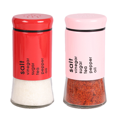 thumbnail image 1 of 2 uds tarro de condimento de cocina caja de condimento de acero inoxidable-rosa + rojo Adepaton CPB-US-YYM530-6, 1 of 5