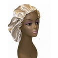 thumbnail image 2 of Sleepylux Luxury Satin Silk Women Customizable Sleeping Cap Hair Bonnet, 2 of 2