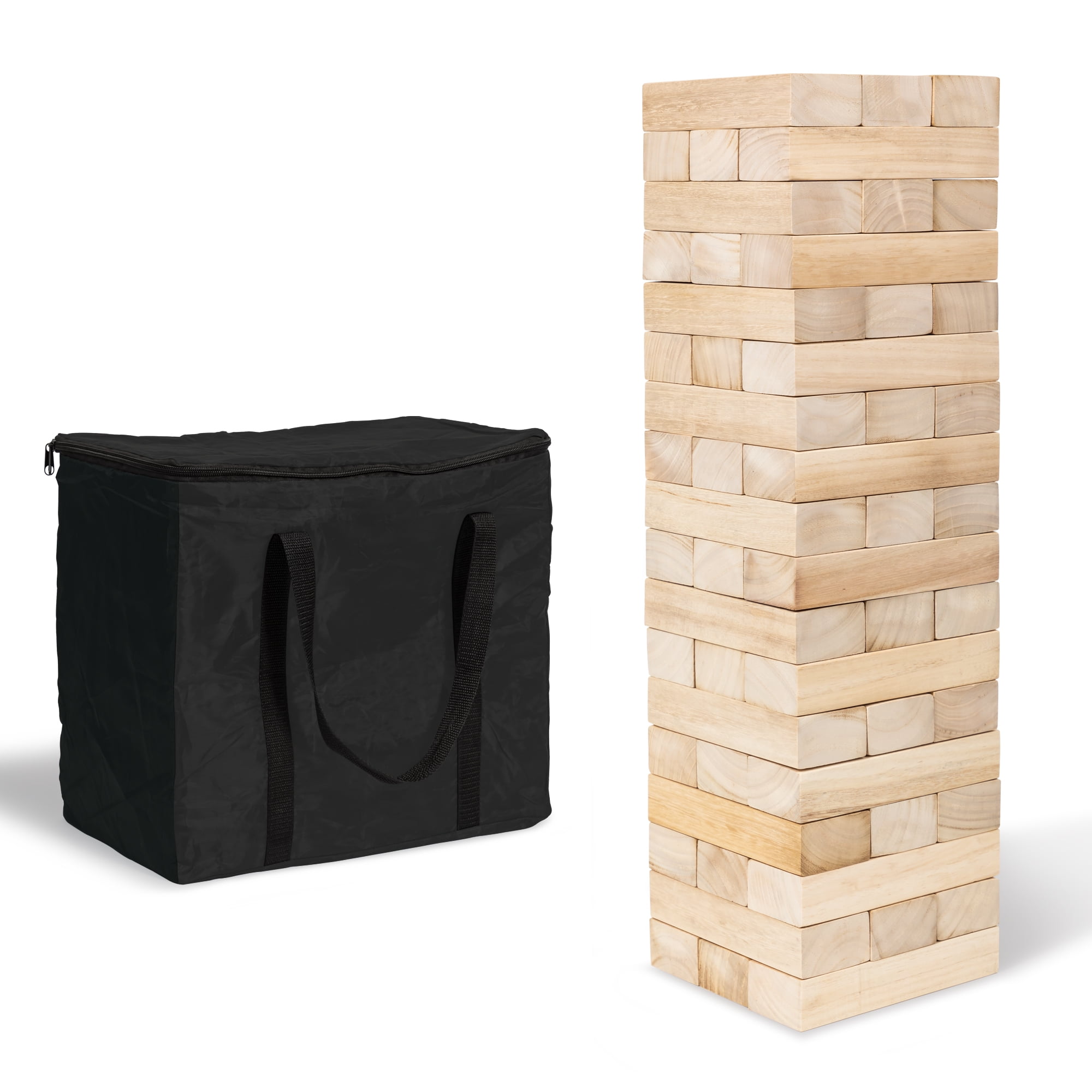 Giant Jumbling Tower Party Game with hotsell 51 Wood Blocks