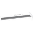 thumbnail image 4 of vidaXL Wall Shelves 4 pcs Grey 100x9x3 cm, 4 of 5