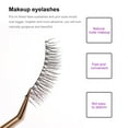 thumbnail image 6 of ELAYARD 4Pair Natural Black Makeup Eyelash Extensions Comfortable and Safe to Wear, 6 of 8