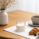 thumbnail image 5 of Juego de 2 tazas de café de 4 oz con doble boquilla, vasos de chupito, taza de leche con asa, vaso de vidrio transparente, 5 of 6