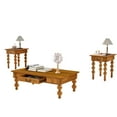 thumbnail image 6 of FFZ Rectangular Coffee Table with Storage Drawer and Gourd-Shaped Legs, 47 x 26.8 x 16 inch, Natural, 6 of 15