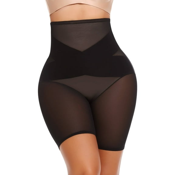 MANIFIQUE Tummy Control Shapewear Shorts Body Shaper for Women High-Waisted Thigh Slimming Cross Shaping Panties