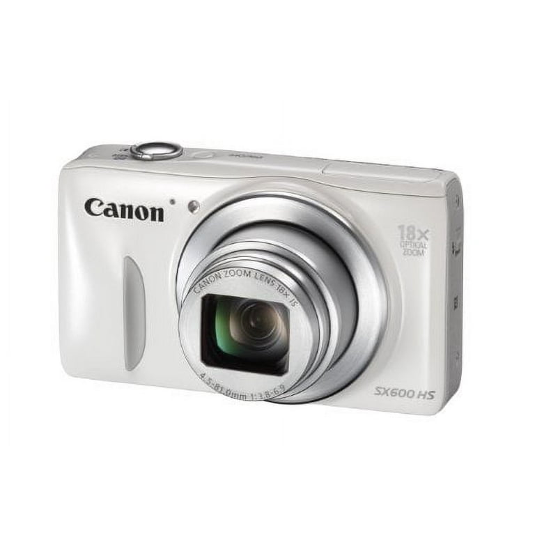 Canon PSSX600HSWHITEW Canon PowerShot SX600 HS 16MP Digital Camera (White)