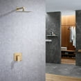 thumbnail image 2 of Boyel Living Wall Mount Balance Valve Shower System Round 10 inch Shower Head with Handheld Shower Brushed Nickel, 2 of 6