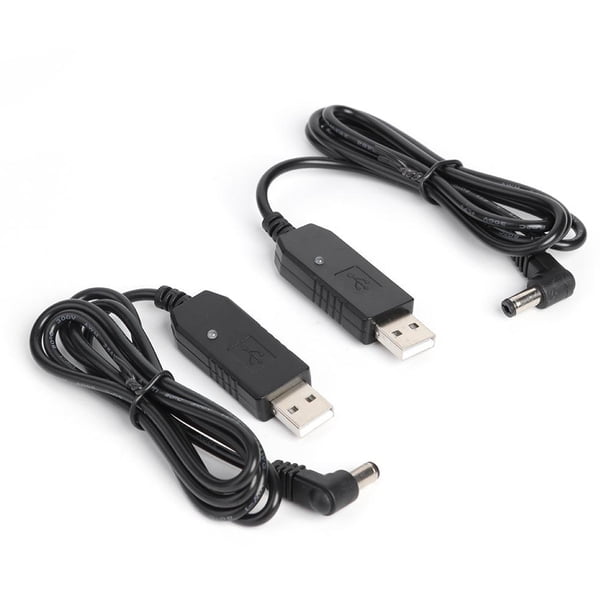 Cable carga USB Bsvklp para cargador radio escritorio BaoFeng UV-5R 2x 1m