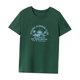 thumbnail image 3 of Camiseta para mujer de verano clásico recuerdo cuello redondo camiseta básica para mochilero trabajo M, 3 of 7