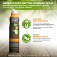 thumbnail image 4 of Greener Chef Non-Aerosol Walnut Oil Spray for Cutting Boards, Unscented, 5 fl oz 2-Pack, 4 of 6