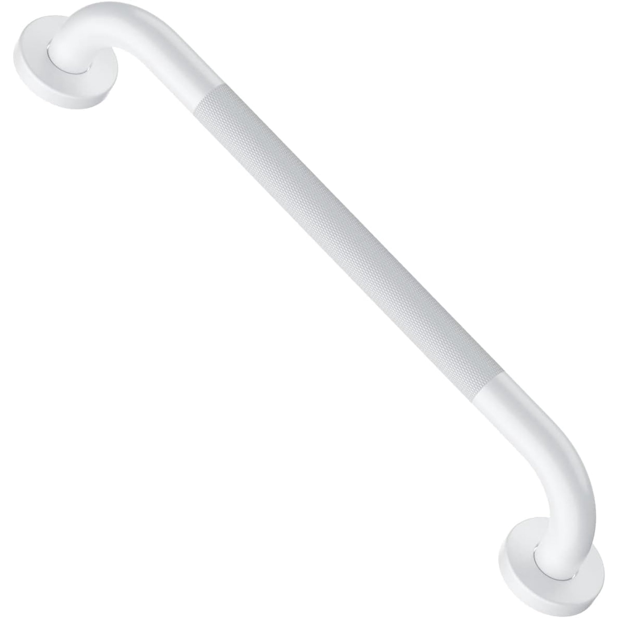 16 Inch Oil Rubbed White Shower Grab Bar w/Anti Slip Grip, Stainless Steel Bath Grab Bar,Bathroom Balance Bar, Wall Mount Safety Handrail Support, Handicap Injury Elderly Senior Assist Handle