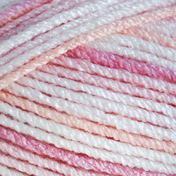 Mary Maxim Trendy Baby Yarn Playful Pink Variegated