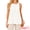 White, variant on DARING DIVA Women's Linen Tank Tops Babydoll Sleeveless Shirts Peplum Blouse S White