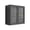 24"Black, variant on Wood Medicine Wall Cabinet with Acrylic Glass Doors, Kitchen Wall Cabinets with Adjustable Shelf, Laundry Room Wall Mounted Cabinet, Bathroom Wall Cabinet Set of 2