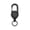 Black, variant on Heavy-Duty Retractable Keychain with Carabiner - Stainless Steel Wire Rope, Anti-Lost Retractable Key Reel