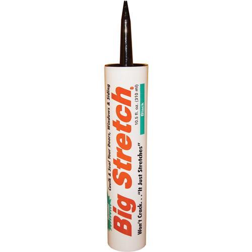 Sashco Sealants 10004 10.5 oz Black Big Stretch Caulk and Seal