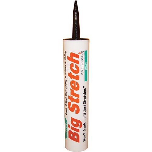 Sashco Sealants 10004 10.5 oz Black Big Stretch Caulk and Seal