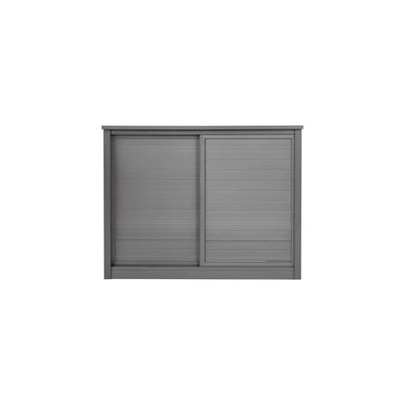 Homestock Natural Beauty Pet 36 Stand In Gray Made With Ecoflex Wood Plastic Composite Moisture Resistant And Easy To Clean 10-Year Warranty Ideal For Small Animal Hutch