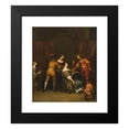 thumbnail image 2 of Jan Verkolje 12x14 Black Modern Framed Museum Art Print Titled - Company Making Music, 2 of 5