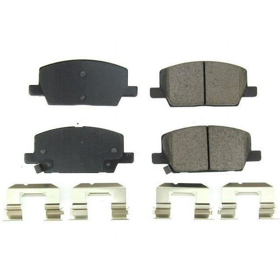 Front Brake Pad Set - Compatible with 2018 - 2020 Chevy Trax 1.4L 4-Cylinder 2019